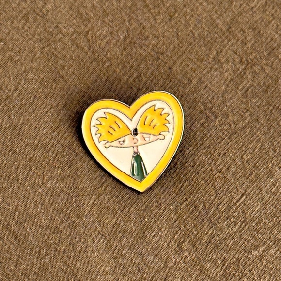 Hey Arnold lapel pins. Both pins included. - Picture 9 of 11